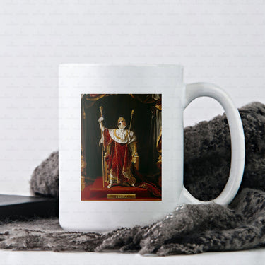 Personalized Dog Gift Idea - Royal Dog's Portrait 58 For Dog Lovers - White Mug